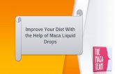 Improve Your Diet With the Help of Maca Liquid Drops