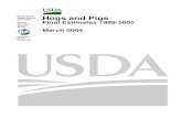 United States Hogs and Pigs - Cornell University...March 2004. Hogs and Pigs Final Estimates 1998-2002 Agricultural Statistics Board March 2004 1 NASS, USDA Contents ... 2,889 2,837