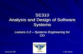 SE310 Analysis and Design of Software Systemsmercury.pr.erau.edu/~siewerts/se310/documents/Lectures/Lecture-… · Agile –Manifesto that Hosts Spiral, XP, Scrum, Feature-Driven