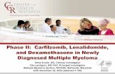 Phase II: Carfilzomib, Lenalidomide, and Dexamethasone in ...static9.light-kr.com/documents/Korde - ASH 2012 - CRD.pdfOla Landgren, MD PhD, Principal Investigator Multiple Myeloma