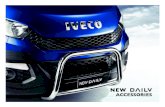 ACCESSORIES - Iveco ... The new Daily has been entirely redesigned to meet all light commercial transport needs. In the same way, IVECO Accessories has developed a new product line,