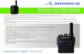 Simoco Xd 700 Series - NinehundredSimoco Xd SDP750 DMR Portable Radio The Simoco Xd SDP750 is a digital portable radio capable of operating across multiple modes, including analogue
