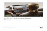 HP Visual Collaboration Desktop...Enviando e recebendo convites para reuniões ..... 8