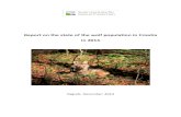 Report on the state of the wolf population in Croatia in 2014 · 2013). In Croatia, the wolf is permanently present throughout the Dinarides, from the border with Slovenia to the