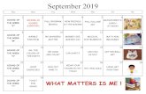 September 2019 15 SOUND OF THE WEEK: 22 SOUND OF THE … · matter 17 we cook and count 24 healthy wed new friends in the making 11 monkey see, monkey do! 18 car safety 25 wear your
