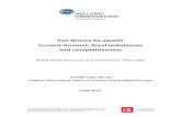 Can Greece be saved? Current Account, fiscal imbalances ... · Empirical analysis on the determinants of Greece’s current account position __ 19 ... This paper expresses the views