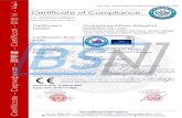 6th. Certificate of Compliance iECM No. …6th. Certificate of Compliance iECM No. OB200325E.GZB00024 Certificate's Holder: Certification ECM Mark: pro DM6$l(sl: Re m art: Guangdong
