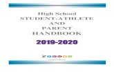 High School STUDENT-ATHLETE AND PARENT · 1 STUDENT-ATHLETE AND PARENT HANDBOOK PHILOSOPHY OF STUDENT ATHLETICS The Elk Grove Unified School District (EGUSD) recognizes the importance