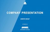 ANDRITZ company presentation - September 2018 · ANDRITZ is a globally leading supplier of plants, equipment, systems and services for hydropower stations, the pulp and paper industry,