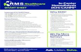 RMS ICH CAHPS Smart Sheet 2020 · • Online portal to access results, response rates, & trending data 2021 Survey Participation Requirements Your survey-eligible hemodialysis patient