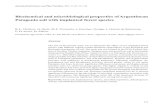 Biochemical and microbiological properties of Argentinean ... · Properties of Patagonia Argentinean soils 115 The mean acid phosphatase activity was significantly (p < 0.05) higher