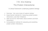 7.91 Amy Keating · 2019. 9. 12. · 49 human proteins plus 3 duplicates plus 10 yeast proteins were printed in quadruplicate 62 times. The 62 proteins were independently labeled