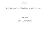 Part I: Designing HMM-based ASR systems · 6.345 Automatic Speech Recognition Designing HMM-based speech recognition systems 27 . Decoding word sequences. SET 4 and its best path.