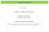 Lezione 7 DNA Seqeuncing - moodle2.units.it€¦ · 1. Maxam e Gilbert:firstmethod 2. Sanger Sequencing: basis for all seqeuncingtecniques 3. Massive Parallel Seqeuncing DNA sequencing