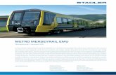 METRO MERSEYRAIL EMUThis interior concept will enhance the passenger’s perception of safety, with full CCTV coverage, protective systems for door operation and clear warning indicators.