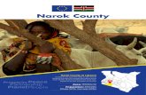 Narok County - European External Action · PDF file Narok County Narok County at a glance Located on the south Rift Valley on the north of Tanzania, it borders six counties with Nakuru
