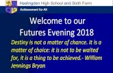 Welcome to our Futures Evening 2017 - Haslingden High School · Jennings Bryan. Mr Gary Wilson –Head of Upper School Ms Sally Finney –Assistant Headteacher Mr Simon Heaton –Director