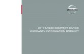 2015 Nissan NV200 Compact Cargo Warranty Information ... 2015 NV200 COMPACT CARGO WARRANTY INFORMATION