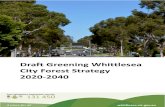 Draft Greening Whittlesea ity Forest Strategy 2020-2040 · 2020. 6. 19. · Greening Whittlesea - City Forest Strategy [consultation draft] Impervious surface – ground surfaces