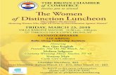 THE BRONX CHAMBER of COMMERCE invites you to attend · 2018. 3. 6. · invites you to attend KEYNOTE SPEAKER LIZ ABZUG Bella Abzug Leadership Institute Honoring Rev. Que English Founder,