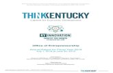 Office of Entrepreneurship - ced.ky.gov€¦ · Kentucky Entrepreneurship Education Network, Inc. (KEENStart) KEENStart offers educational opportunities and programs around entrepreneurship,