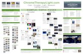 ChromaTherapyLight.com Color - Circadian - Light ...€¦ · ChromaTherapyLight.com. Color - Circadian - Light - Research Lighting Education. Observation – For over 15 years, after