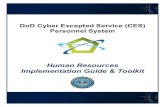 Human Resources Implementation Guide & Toolkit · Human Resources Implementation Guide & Toolkit 2 | P a g e Introduction In Fiscal Year 2016 Congress gave DoD new authorities to