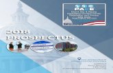 2018 PACE Washington Summit Prospectus Washington... · 2018. 5. 9. · Our Summit offers powerful keynote speakers, panelists and instructors who represent the very best in the customer