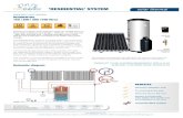 ‘RESIDENTIAL’ SYSTEM solar thermal - Infobuild products … · solar collectors, valves for solar collectors installation, single or double coil thermal storage tanks, booster