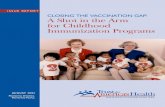 ISSUE REPORT CLOSING THE VACCINATION GAP: A Shot ...ISSUE REPORT CLOSING THE VACCINATION GAP: A Shot in the Arm for Childhood Immunization Programs AUGUST 2004 TRUST FOR AMERICA’S