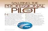 the ALPA Code ofpublic.alpa.org/portals/alpa/magazine/2010/March2010_SalutingProf… · alpa volunteer Performing at a high level of profes-sionalism as a pilot and check airman is