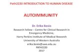 AUTOIMMUNE DISEASE OF CONNECTIVE TISSUE AND THE …...What is Autoimmunity? Autoimmunity –presence of auto-antibodies and/or self-reactive T cell responses. Only when these responses
