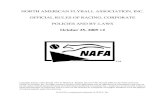 NORTH AMERICAN FLYBALL ASSOCIATION, INC. OFFICIAL … · 10/25/2005  · racing, the North American Flyball Association, Inc.(NAFA®) was formed in 1985 by a group representing 12