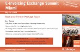 E-Invoicing Exchange Summit · Exhibition, plenary & networking in one place Exhibition Space ... Graphic Recording Event Video Event App Give Aways SOLD. Booking Form - E-Invoicing