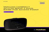 NUCLIAS CONNECT AC1750 WAVE 2 DUAL BAND POE ......Nuclias Connect supports multi-tenancy, so network admins can grant localized management authority for local networks. In addition,