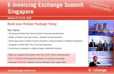 E-Invoicing / E-Billing Singapore€¦ · Graphic Recording (includes 2 tickets and production) EUR 9 000 Event Video (includes 3 tickets and production) EUR 6 600 Event App (includes
