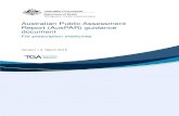 Australian Public Assessment Report (AusPAR) guidance ... · 13 Personal information -----23. Australian Public Assessment Report (AusPAR) guidance document V1.5 March 2015 Page 5