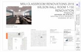 J:MSU CLASSROOM REMODEL 201900-RevitWilson 1-130 …...1. general contractor shall verify all dimensions and all conditions of the existing site. 2. responsibility for on-site coordination