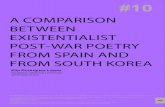 A COMPARISON BETWEEN EXISTENTIALIST POST-WAR POETRY …€¦ · 204 A Comparison between Existentialist Post-war Poetry from Spain and from South Korea In Spain, as in the case of