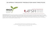 Copyrighted US Sprout Industry Production Best Practices ... US... · US SPROUT INDUSTRY PRODUCTION BEST PRACTICES This Standard covers the sourcing, production and distribution of