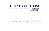 Voortgangsrapportage 2018 / Q1-Q2 - Epsilon Cities · Voor de voortgangsrapportage is gebruik gemaakt van het Handboek CO 2-prestatieladder versie 3.0. d.d. 10 juni 2015. 5 | P a