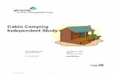 Cabin Camping Independent Study · Rev 06/18 1 225 Old Baltimore Pike 1346 Belmont Avenue Newark, DE 19702 Suite 601 Salisbury, MD 21804 Ph: 800-341-4007  Cabin Camping