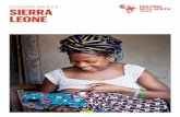 COUNTRY PROFILE SIERRA LEONE...populations, engaging local human resources at all levels. – Experience: CUAMM draws on over sixty-six years of work to support developing countries.