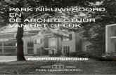 park Nieuweroord eN de architectuur vaN het geluk.€¦ · e ontwikkelaar aBC Concept, onderdeel van aBC vastgoed groep (sinds 1949), ziet de projectontwikkeling (of liever gezegd