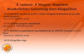 3. szekció: A Magyar Napelem...•Összefogás előadás sorozat 50.000 Ft/ alkalom •Akkreditált szakképzés •Bemutatók MNNSZ által ajánlott termék •70.000 Ft/év. MNNSZ
