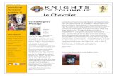 Le Chevalier - uknight.orguknight.org/Councils/KofC12164_Newsletter_2015-10.pdf · Good of the Order Prayer List 10 Le Chevalier . Volume 1 Issue 4 Le Chevalier Oct. 2015 pg.2 St.