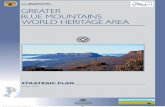 Greater Blue Mountains World Heritage Area€¦ · Mountains World Heritage Area (GBMWHA) was inscribed on the World Heritage List in November 2000. ... World Heritage listing is