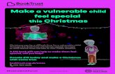 this Christmas - BookTrust · 020 7801 8844 #FestiveBookParcel Charity number 313343 booktrust.org.uk/xmas Make a vulnerable child feel special this Christmas Christmas can be a difﬁcult