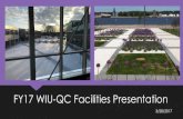 FY17 WIU-QC Facilities Presentation · 2017. 4. 25. · FY17 WIU-QC Facilities Presentation 3/28/2017 • The mission of WIU-Quad Cities Facilities is to maintain and enhance the