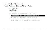 Trinity Cathedr al...2018/11/18  · Trinity Cathedr al The Cathedral of the Episcopal Diocese of Ohio located in downtown Cleveland AN INCLUSIVE COMMUNITY OF FAITH 2 TODAY’S SCRIPTURE